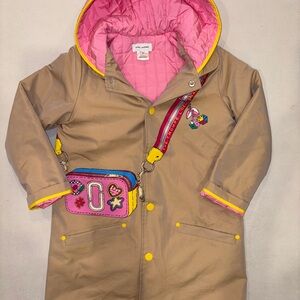 Marc Jacobs Trench coat with snapshot bag sz 8